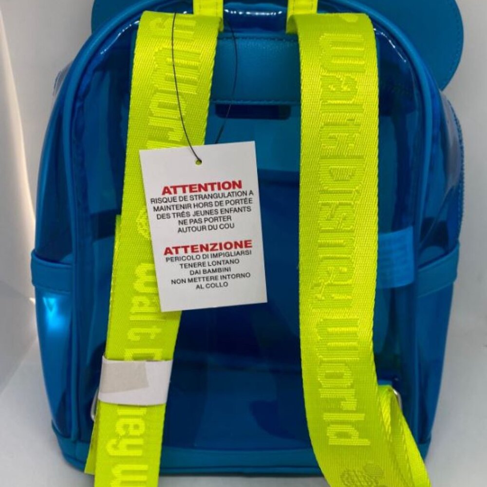 Disney Parks Clear Blue Loungefly Backpack A7S11B777 - Picture 2 of 3